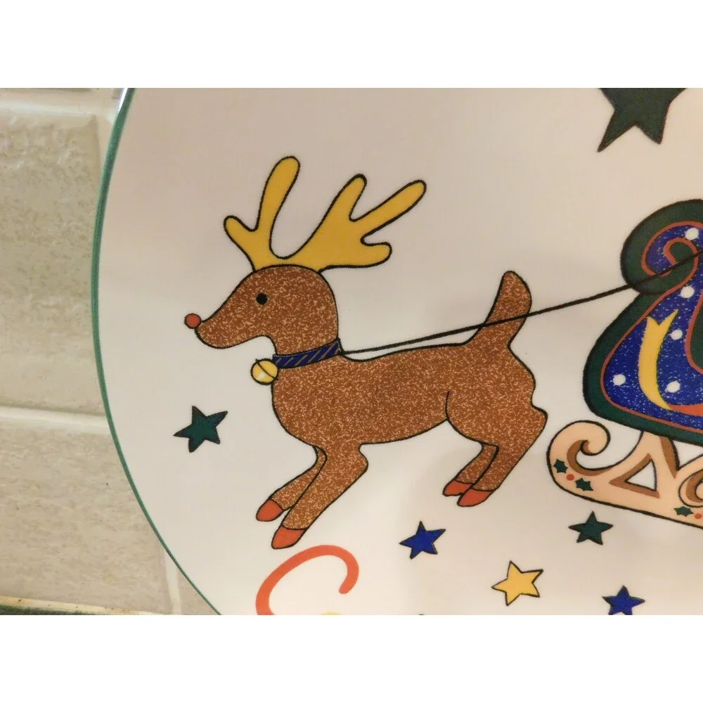 Mikasa vintage Cookies for Santa Christmas Plate